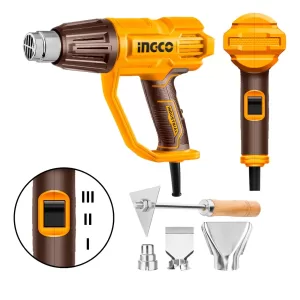 Pistola Calor 2000w Aire 3 Temperatura Regulable INGCO