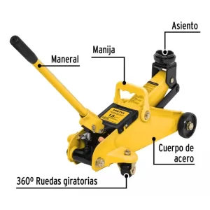 Gata hidráulica tipo patín 1.5t de 32 movimientos