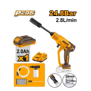 Hidro lavadora inalámbrica 20v INGCO