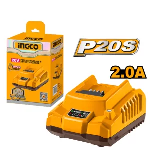 CARGADOR BATERIA LITIO 20V INGCO MULTIPLES HERRAMIE