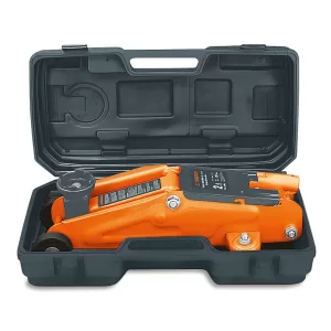 Gata hidráulica tipo patín 2t, 30 movimientos, maletín, Truper