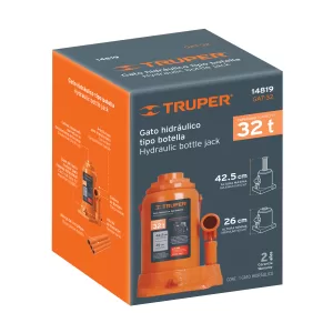 GATA HIDRAULICA TIPO BOTELLA 32 TON 14819 TRUPER
