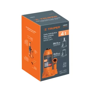 Gata hidráulica tipo botella de 4 Ton, Truper 14812