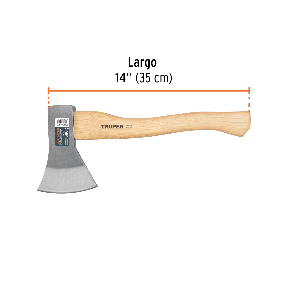 HACHA MANGO DE MADERA 35 CM TRUPER 14954 - Imagen 3