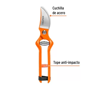 Tijera para poda 8-1/2" forjada cuchilla de paso 18543