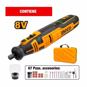 Minitorno Grinder 8V Incgo 67 Acs Inalámbrico Usb Tipo C