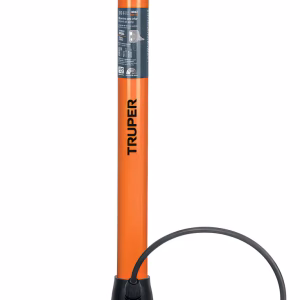 Inflador De Pie Manual Bici Pelota Auto 3 Picos Truper Color Naranja