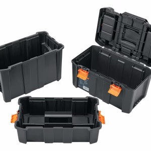 Caja Para Herramientas 19 X25 3 En 1 Desmontable Truper Color Negro