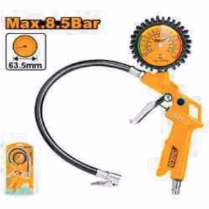 Ingco Industrial atg0601 Pistola Para Inflar Y Calibrar Neumático Con Manómetro