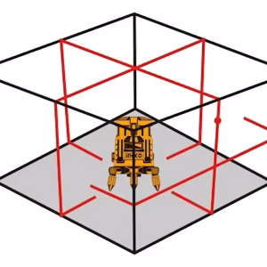 Nivel Laser Autonivelante Industrial Rojo Ingco